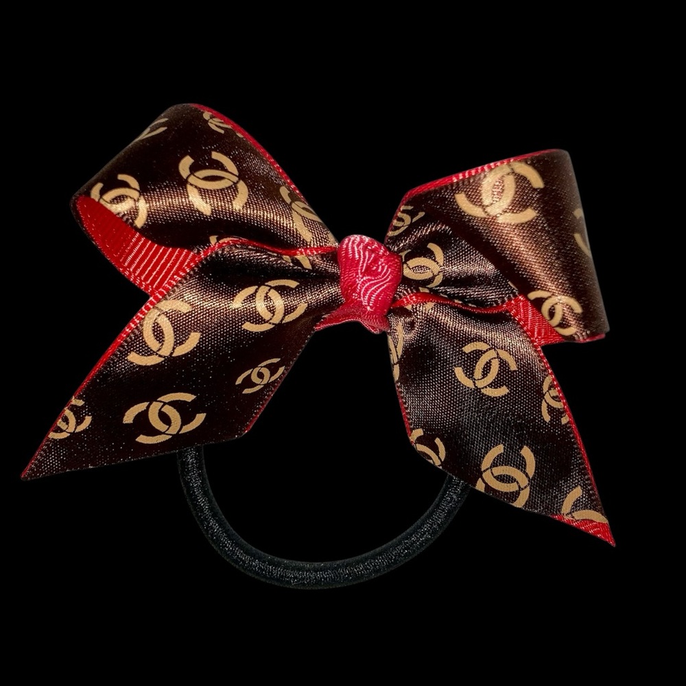 Upcycled Chanel Hair Ponytail Holder👱‍♀️ 🎀